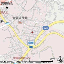 沖縄県うるま市宮里130周辺の地図