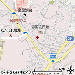 沖縄県うるま市宮里121周辺の地図