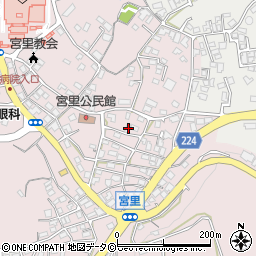 沖縄県うるま市宮里145周辺の地図