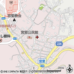 沖縄県うるま市宮里143周辺の地図