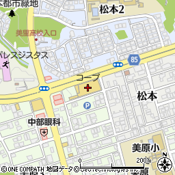 １００円ショップキャンドゥ　コープ美里店周辺の地図