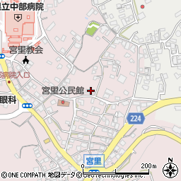 沖縄県うるま市宮里152周辺の地図