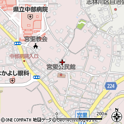 沖縄県うるま市宮里159周辺の地図