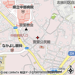 沖縄県うるま市宮里162周辺の地図