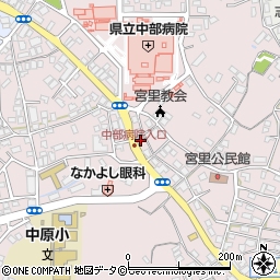 沖縄県うるま市宮里105周辺の地図