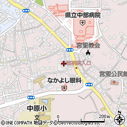 沖縄県うるま市宮里801周辺の地図
