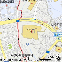サンエー具志川メインシティ　チュチュアンナ具志川メインシティ店周辺の地図
