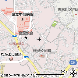 沖縄県うるま市宮里319周辺の地図