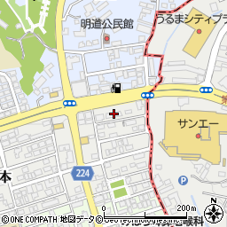 リコージャパン株式会社　沖縄支社中部事業所周辺の地図