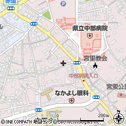 沖縄県うるま市宮里817周辺の地図