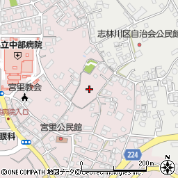 沖縄県うるま市宮里周辺の地図
