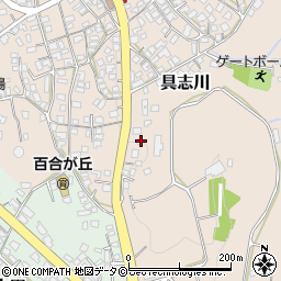 新垣建材店倉庫周辺の地図