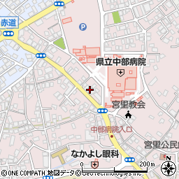 沖縄県うるま市宮里201周辺の地図