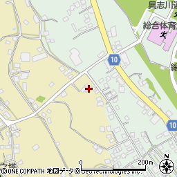 沖縄県うるま市上江洲581-1周辺の地図