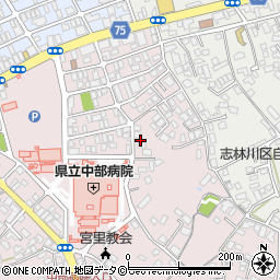 沖縄県うるま市宮里270-3周辺の地図