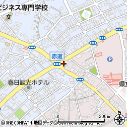 意伸学院　赤道校周辺の地図