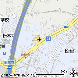 沖縄トヨタ自動車トヨタウン松本店周辺の地図