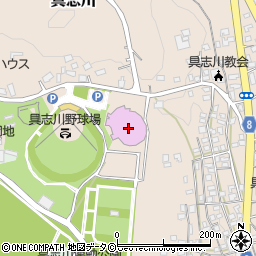うるま市　具志川ドーム周辺の地図