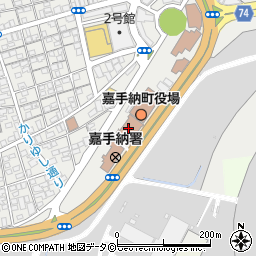 嘉手納町職員労組周辺の地図