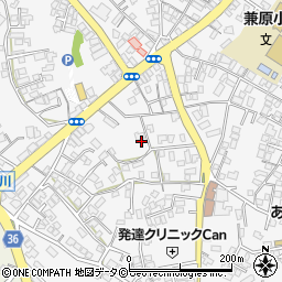 沖縄県うるま市喜屋武周辺の地図