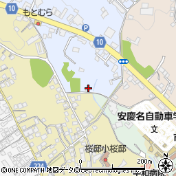 沖縄県うるま市田場1132周辺の地図