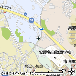 沖縄県うるま市田場1109-10周辺の地図