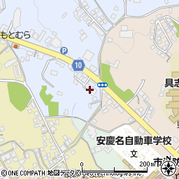 沖縄県うるま市田場1105-16周辺の地図