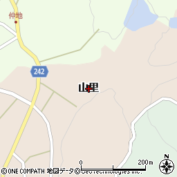 沖縄県島尻郡久米島町山里周辺の地図