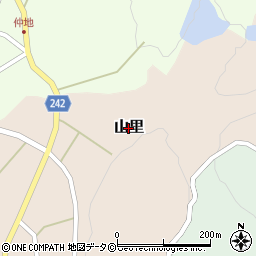 沖縄県久米島町（島尻郡）山里周辺の地図