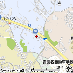 沖縄県うるま市田場1105-10周辺の地図