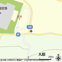 オリックスレンタカー久米島空港店周辺の地図