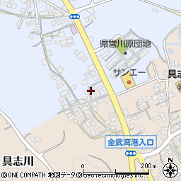 沖縄県うるま市田場355-3周辺の地図