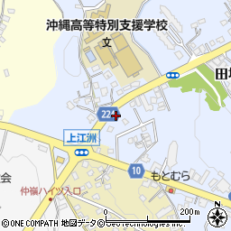 沖縄県うるま市田場1084周辺の地図