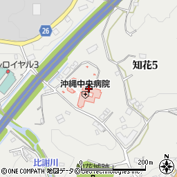 沖縄中央病院（一灯の会）周辺の地図