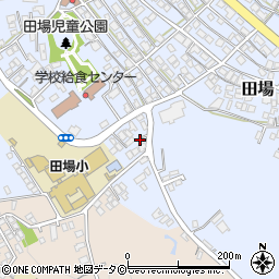 沖縄県うるま市田場711-18周辺の地図