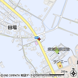 東田場周辺の地図