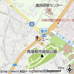 コメダ珈琲店沖縄知花店周辺の地図