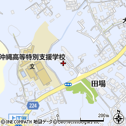 沖縄県うるま市田場1296周辺の地図