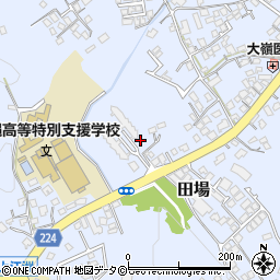 沖縄県うるま市田場1301周辺の地図