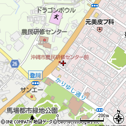 ドミノ・ピザ　沖縄登川店周辺の地図