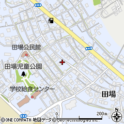 沖縄県うるま市田場56-2周辺の地図