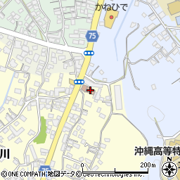 具志川郵便局周辺の地図