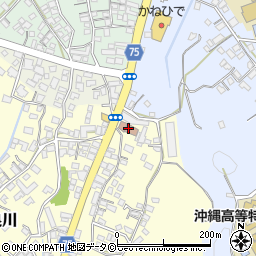 具志川郵便局周辺の地図