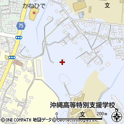沖縄県うるま市田場1445周辺の地図