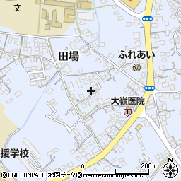 沖縄県うるま市田場1369-3周辺の地図