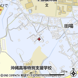 沖縄県うるま市田場1536周辺の地図
