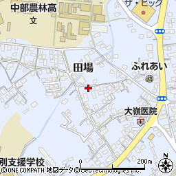 沖縄県うるま市田場1364周辺の地図