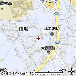 沖縄県うるま市田場1379周辺の地図