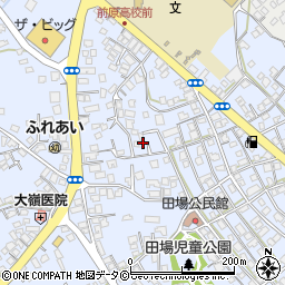 沖縄県うるま市田場1891-7周辺の地図