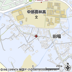 沖縄県うるま市田場1609周辺の地図
